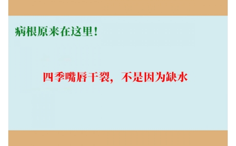 終于明白了！嘴唇干裂，不是因?yàn)槿彼「瓉碓谶@里！